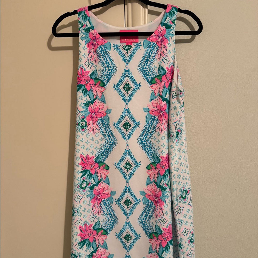 Lilly Pulitzer Floral Patterned Sleeveless Dress, medium